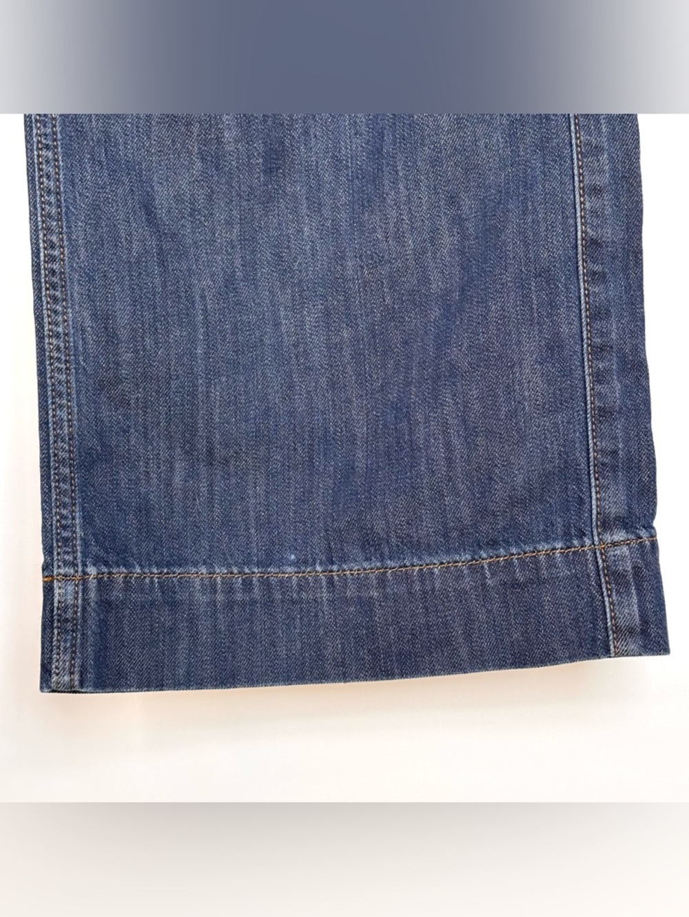 J. Crew Wide-Leg Denim Trouser Jeans BL905 Coastal Navy Size 29 - Picture 10 of 11